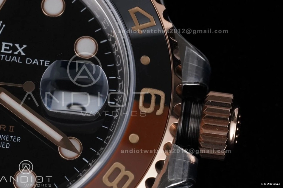 FastDry V 126711 Master RG Best CHNR II GMT on SH3285 855 New SS SS Edition 1:1 Bracelet ARF 904L 0520